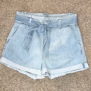 Express Shortie Extreme High Rise Jean Shorts Size 10